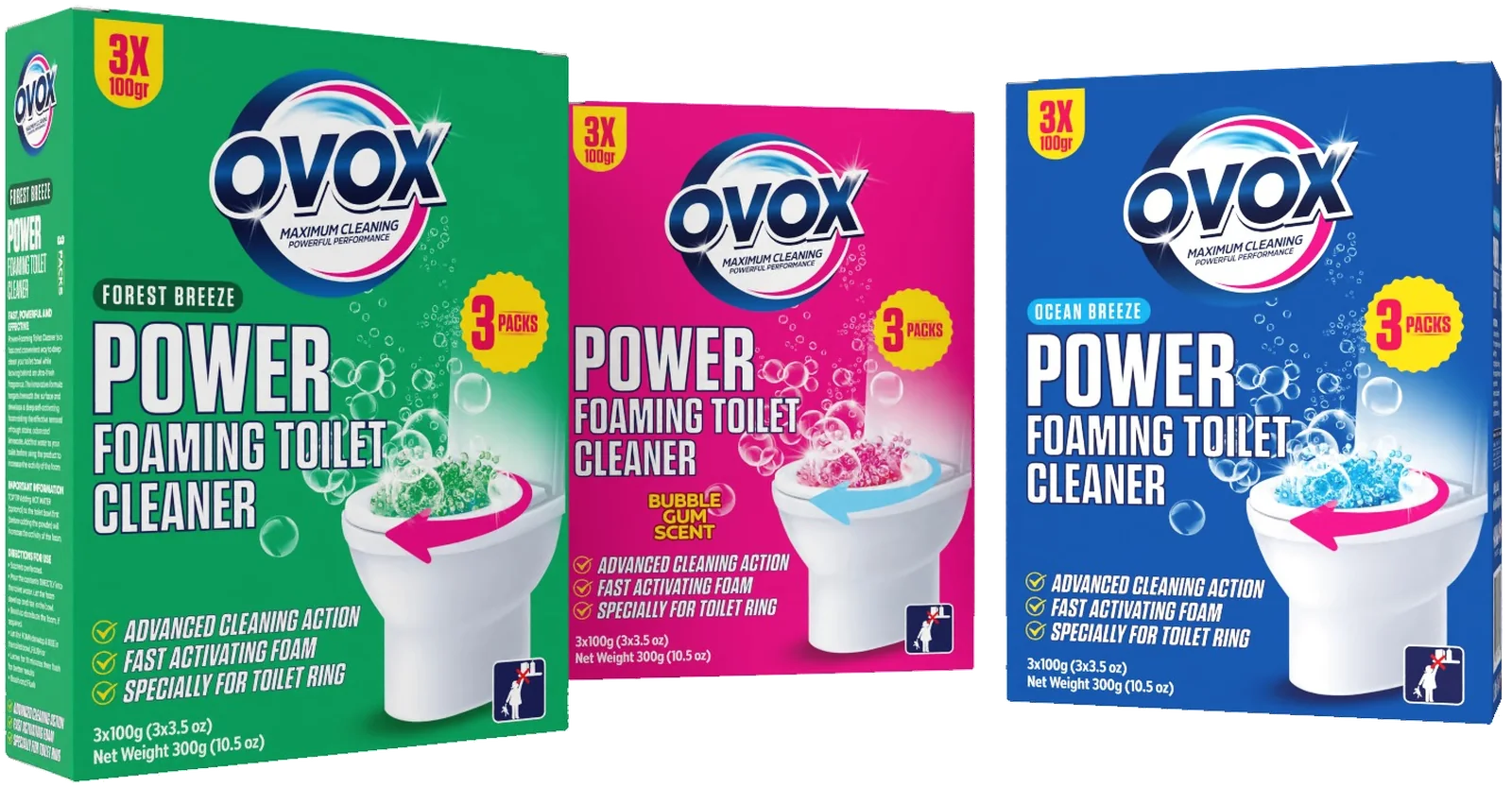 OVOX Power Foaming Toilet Cleaner